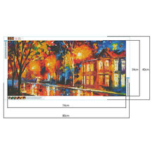 Charger l'image dans la galerie, Image d’huile - diamant rond complet - 80x40cm