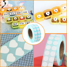 Charger l'image dans la galerie, 3000pcs diamant peinture autocollants classification stockage étiquette vierge