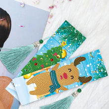 Charger l'image dans la galerie, 4pcs Noël-DIY Diamond Painting signet