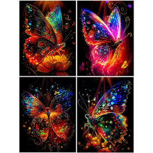 Charger l'image dans la galerie, Butterfly-Full Round Diamond Painting-30x40cm