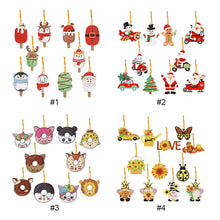 Charger l'image dans la galerie, 10pcs ornement suspendu de Noël côté unique