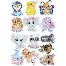 Charger l'image dans la galerie, 2pcs DIY Diamant Peinture Dessin Animé Autocollants