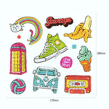 Charger l'image dans la galerie, 10pcs-Food-Diamond Painting Autocollants