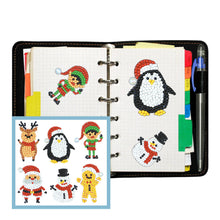 Charger l'image dans la galerie, 6pcs-Christmas-Diamond Painting Autocollants