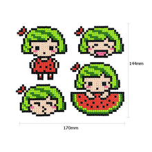 Charger l'image dans la galerie, 4pcs-Girl-Diamond Painting Autocollants