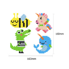 Charger l'image dans la galerie, 4pcs-Animal-Diamond Painting Autocollants