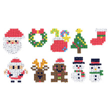 Charger l'image dans la galerie, 10pcs-Noël-Diamond Painting Autocollants