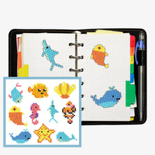 Charger l'image dans la galerie, 10pcs-Marine Life-Diamond Painting Autocollants