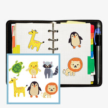 Charger l'image dans la galerie, 6pcs-Animal-Diamond Painting Autocollants