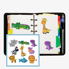 Charger l'image dans la galerie, 9pcs-Animal-Diamond Painting Autocollants