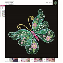 Charger l'image dans la galerie, Papillon-Cristal Strass Diamant Peinture (30*30CM)