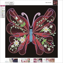 Charger l'image dans la galerie, Papillon-Cristal Strass Diamant Peinture (30*30CM)