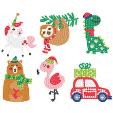 Charger l'image dans la galerie, 6pcs-Forest-Diamond Painting Autocollants