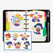 Charger l'image dans la galerie, 6pcs-Clown-Diamond Painting Autocollants