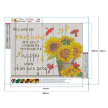 Charger l'image dans la galerie, Flower-Full Drill Round Drill-50x40cm-Diamond Painting