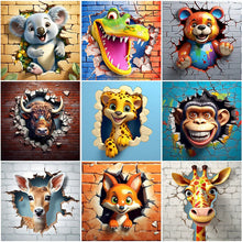 Charger l'image dans la galerie, Animal-FULL Round Diamond Painting-30x30cm