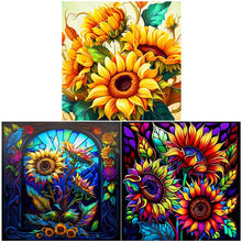 Charger l'image dans la galerie, Flower-Full Round Diamond Painting-30x30cm