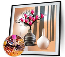 Charger l'image dans la galerie, Vase - diamant rond complet -