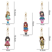 Charger l'image dans la galerie, porte-clés double face 6pcs