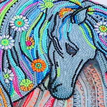 Charger l'image dans la galerie, Peinture au diamant en forme de cristal spécial cheval 40 * 30 cm