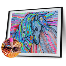 Charger l'image dans la galerie, Peinture au diamant en forme de cristal spécial cheval 40 * 30 cm