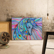Charger l'image dans la galerie, Peinture au diamant en forme de cristal spécial cheval 40 * 30 cm