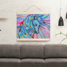 Charger l'image dans la galerie, Peinture au diamant en forme de cristal spécial cheval 40 * 30 cm