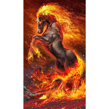 Charger l'image dans la galerie, Flame Horse-Full Drill Diamond Painting-40x70cm