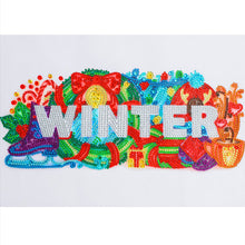 Charger l'image dans la galerie, Four Seasons on Paper Diamond Diamond Painting de forme spéciale 40 x 30 cm