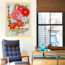 Charger l'image dans la galerie, Fleur-Spécial En Forme De Cristaux Diamant Peinture-30*40CM