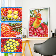 Charger l'image dans la galerie, Fleur Perroquet Forme Spéciale Cristal Diamant Peinture 30*40cm