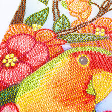 Charger l'image dans la galerie, Fleur Perroquet Forme Spéciale Cristal Diamant Peinture 30*40cm