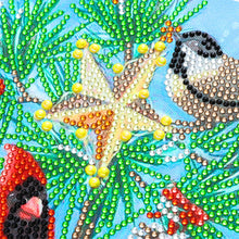 Charger l'image dans la galerie, Cardinal-spécial en forme de cristal diamant peinture-30*40cm