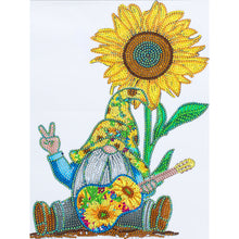 Charger l'image dans la galerie, Peinture au diamant en cristal de forme spéciale de maison de Noël 30 * 40cm