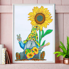 Charger l'image dans la galerie, Peinture au diamant en cristal de forme spéciale de maison de Noël 30 * 40cm