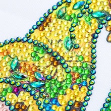 Charger l'image dans la galerie, Peinture au diamant en cristal de forme spéciale de maison de Noël 30 * 40cm