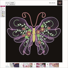 Charger l'image dans la galerie, Papillon-Cristal Strass Diamant Peinture (30*30CM)