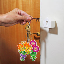 Charger l'image dans la galerie, 5piècesBouquet Double face Porte-clés