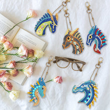 Charger l'image dans la galerie, 5pièces Dragon Double face Porte-clés