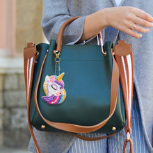 Charger l'image dans la galerie, 8pièces Cheval arc-en-ciel Double face Porte-clés