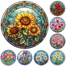 Charger l'image dans la galerie, Flower-Full Round Diamond Painting-30x30cm