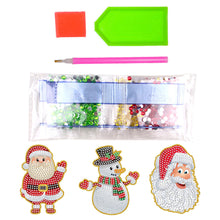 Charger l'image dans la galerie, 3pcs Bas de Noël pendants pendentifs