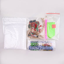 Charger l'image dans la galerie, 5 pièces/ensemble Double face noël diamant peinture bricolage suspendus pendentif arbres décoration