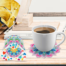 Charger l'image dans la galerie, 8pcs/set +1 rack de stockage-Mandala-Acrylique Diamond Coaster