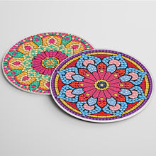 Charger l'image dans la galerie, 8pcs/set +1 rack de stockage-Mandala-Acrylique Diamond Coaster