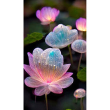 Charger l'image dans la galerie, Gouttelettes d'eau Fleur-Full Drill Diamond Painting-40x70cm