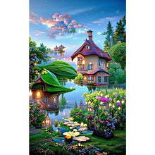 Charger l'image dans la galerie, Lake Island House-Full Drill Diamond Painting-40x70cm
