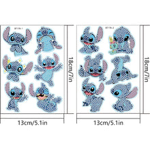 Charger l'image dans la galerie, 2pcs DIY Diamant Peinture Dessin Animé Autocollants