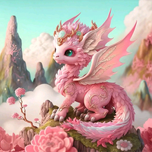 Charger l'image dans la galerie, dinosaure- de diamant rond complet de paon 30 * 40CM