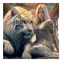 Charger l'image dans la galerie, belle bête-complet Round Diamond Painting-40x40cm